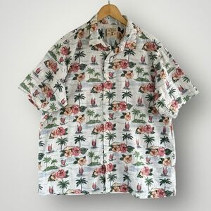 🎉5 for $45🎉 Redhead Button Up Shirt Hawaii Man Size 2XL